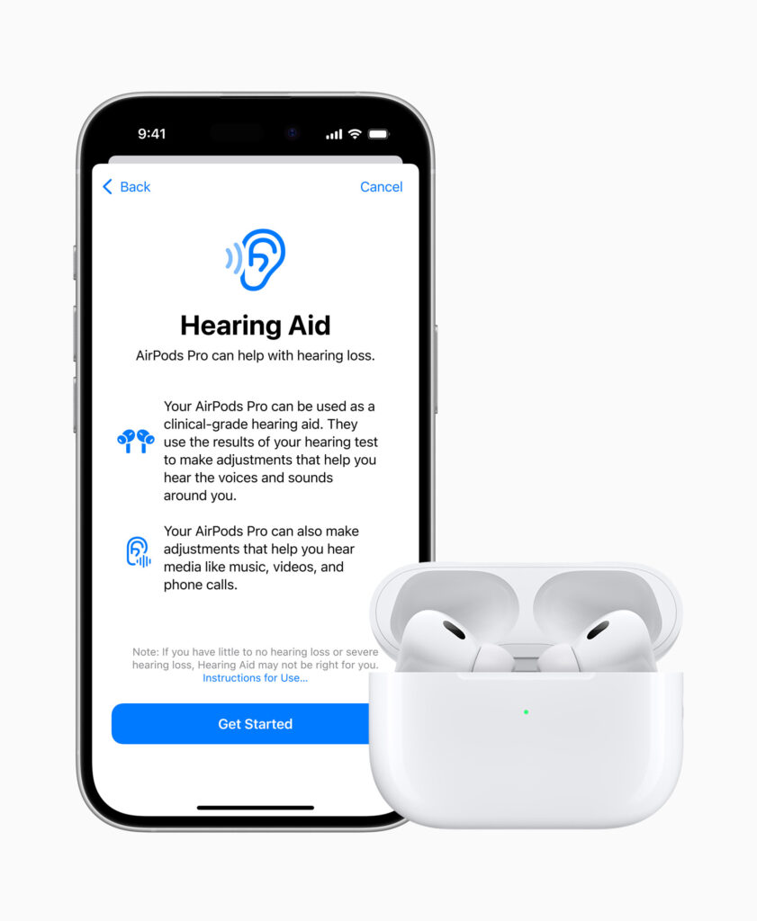 Apple AirPods Hearing Aid 240909