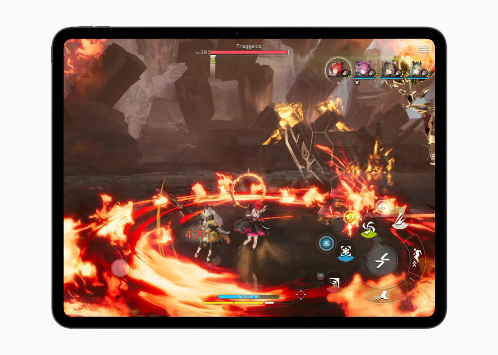 Apple iPad Pro gaming Arknights Endfield 251015
